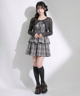 【予約　5/1発送】5WAYシアーボレロセットティアードロングキャミワンピース【SD】