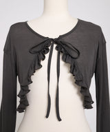 【予約　5/1発送】5WAYシアーボレロセットティアードロングキャミワンピース【SD】