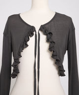 【予約　5/1発送】5WAYシアーボレロセットティアードロングキャミワンピース【SD】