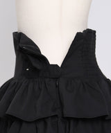 【予約　4/30発送】サイドバックルティアードミニスカート【SD】