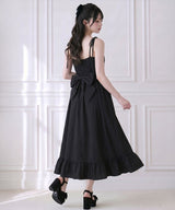 【予約　5/1発送】マルチWAYリボンロングキャミワンピース【SD】