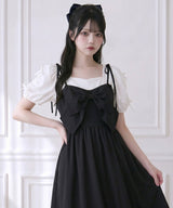 【予約　5/1発送】マルチWAYリボンロングキャミワンピース【SD】