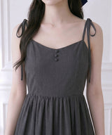 【予約　5/1発送】マルチWAYリボンロングキャミワンピース【SD】