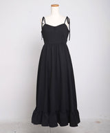 【予約　5/1発送】マルチWAYリボンロングキャミワンピース【SD】