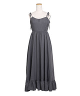 【予約　5/1発送】マルチWAYリボンロングキャミワンピース【SD】