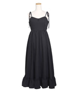 【予約　5/1発送】マルチWAYリボンロングキャミワンピース【SD】