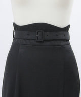 【予約　5/1発送】【4L-6L】スリット入りアシメフリルマーメイドスカート【SD】