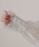 【予約　3/30発送】2WAYコルセット風レースアップブラウス【SD】