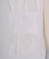 【予約　3/30発送】2WAYコルセット風レースアップブラウス【SD】