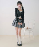 【予約　3/30発送】シンプルバルーンミニスカート【SD】