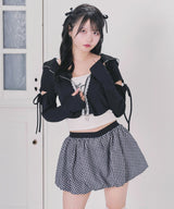 【予約　3/30発送】シンプルバルーンミニスカート【SD】