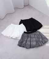 【予約　3/30発送】シンプルバルーンミニスカート【SD】