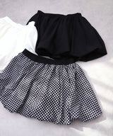 【予約　3/30発送】シンプルバルーンミニスカート【SD】