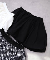 【予約　3/30発送】シンプルバルーンミニスカート【SD】
