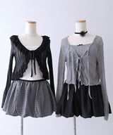 【予約　3/30発送】シンプルバルーンミニスカート【SD】