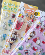 【メール便】たまごあしのぷっくりシール　選べる