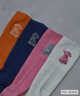 【メール便】刺繍カラーソックス