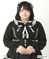 【予約　4/30発送】ハートレースフリルたっぷりブラウス【SD】