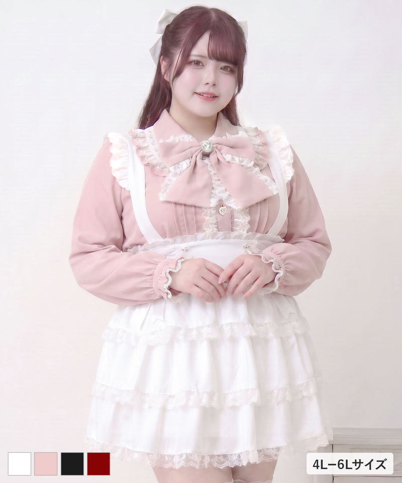 Heart Lace Frill Blouse
