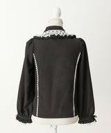 【予約　4/30発送】ハートレースフリルたっぷりブラウス【SD】