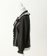 【予約　4/30発送】ハートレースフリルたっぷりブラウス【SD】