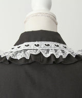 【予約　4/30発送】ハートレースフリルたっぷりブラウス【SD】