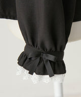 【予約　4/30発送】ハートレースフリルたっぷりブラウス【SD】