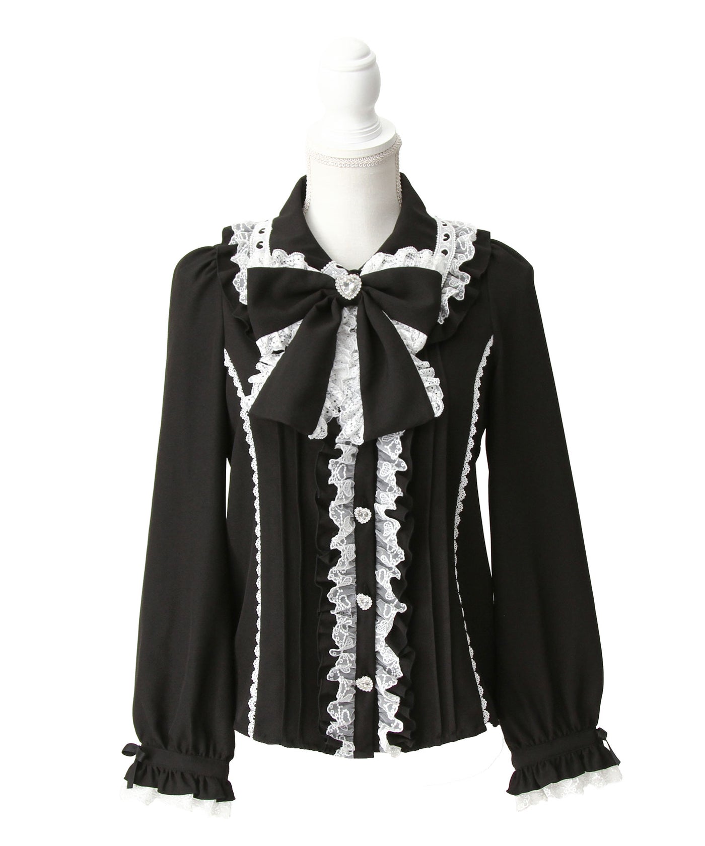 お*に様 ハート柄フリルドレスとブラウスセット ハートバックルラッフルフリルブラウス | Rlab store