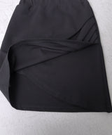 【復刻版】ポンチ 変形タイトスカート / ウエストゴム ストレッチ 透けにくい 裏地付