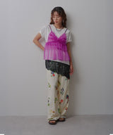 レイヤードレースTシャツ