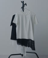 【感謝祭セール対象】レイヤードレースTシャツ
