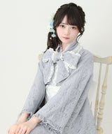 【まとめ買い対象】【予約　6/25発送】3wayボウタイリボンお嬢様レース浴衣【SD】