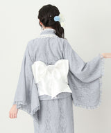 【まとめ買い対象】【予約　6/25発送】3wayボウタイリボンお嬢様レース浴衣【SD】