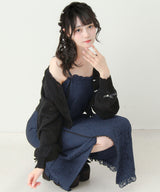 【まとめ買い対象】【予約　6/25発送】3wayボウタイリボンお嬢様レース浴衣【SD】