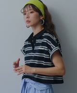【予約　6/24発送】マルチボーダーポロTシャツ【SD】