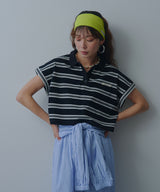 【予約　6/24発送】マルチボーダーポロTシャツ【SD】
