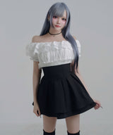 バレエコア シアードット レース オフショルダー ブラウス / トップス