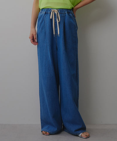 【9/17 11時まで限定価格】ライトオンスデニムリラックスパンツ