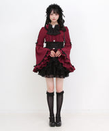 【予約　9/25発送】【本店限定】フリルはしごレース姫袖ブラウス【SD】