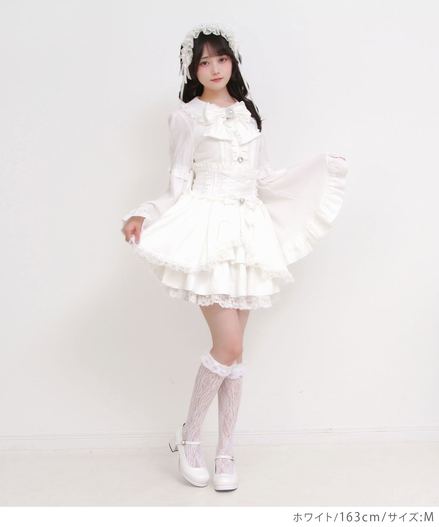 公式サイト限定】レースアッププリンセスカシュクールスカート 