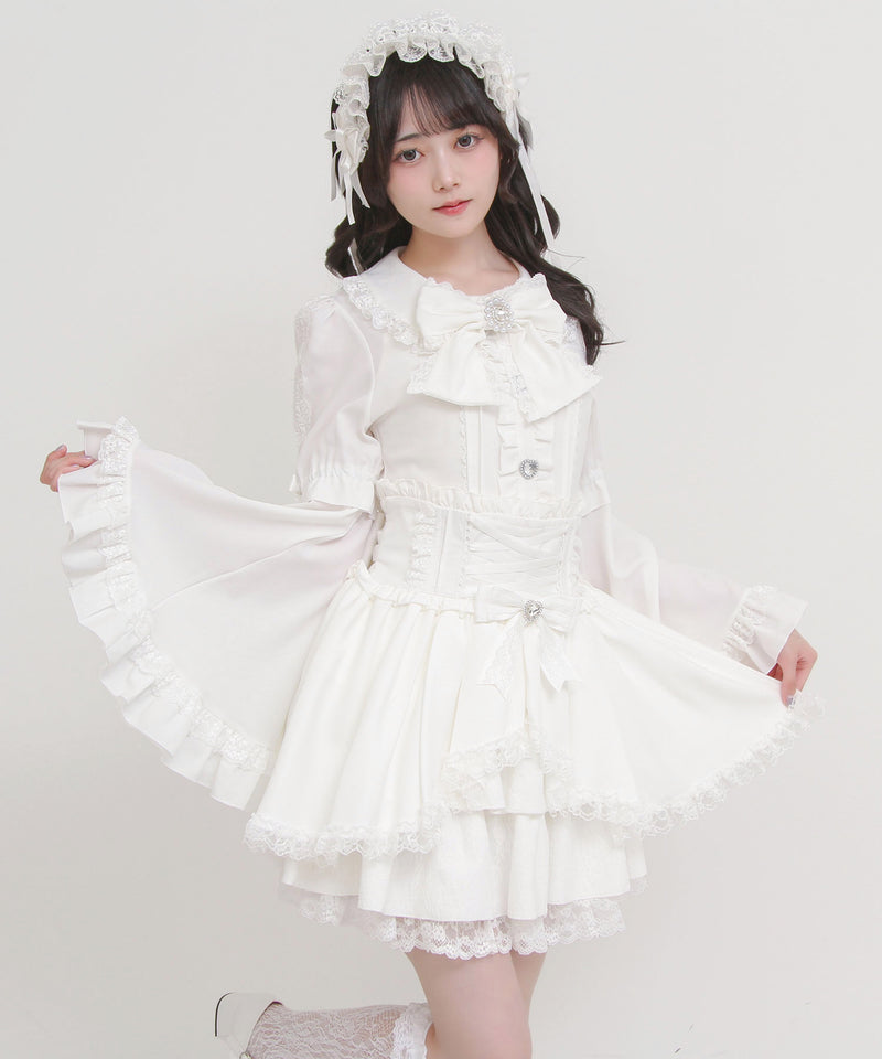 公式サイト限定】レースアッププリンセスカシュクールスカート