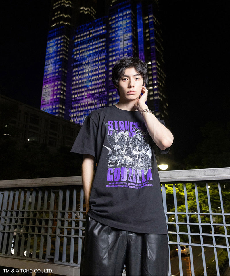 ゴジラ』70周年記念 平成・VSシリーズキャラクターアセンブルTシャツ