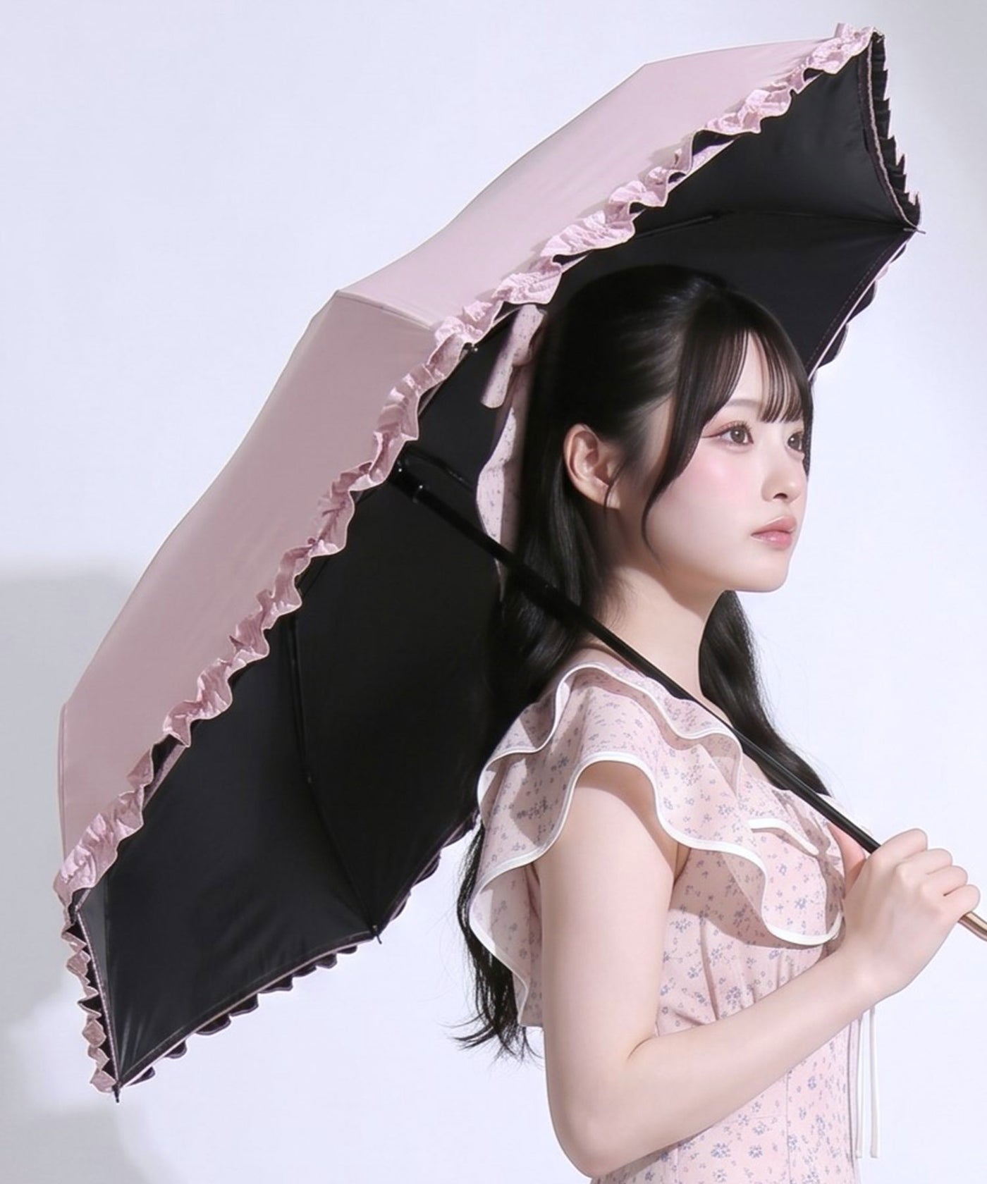 予約 7/24発送】【雨晴兼用】ガーリーフリル日傘【SD】 – レディース