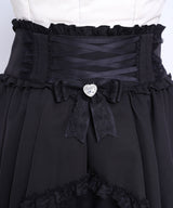 【9/22 10:59まで10％OFF】レースアッププリンセスカシュクールスカート