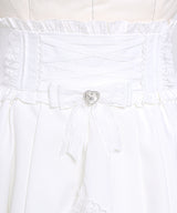 【9/22 10:59まで10％OFF】レースアッププリンセスカシュクールスカート