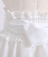 【9/22 10:59まで10％OFF】レースアッププリンセスカシュクールスカート