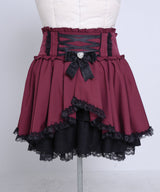 【9/22 10:59まで10％OFF】レースアッププリンセスカシュクールスカート