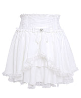 【9/22 10:59まで10％OFF】レースアッププリンセスカシュクールスカート