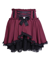 【9/22 10:59まで10％OFF】レースアッププリンセスカシュクールスカート