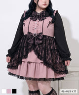 【9/22 10:59まで10％OFF】レースカシュクールフリルワンピース
